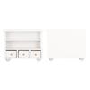 Miniature Cabinet Pure White Edge Lovely Storge Cabinet for Bathroom Decoration