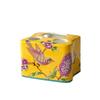 Creative Painted Floral Bird Ceramic Toothbrush Holder Artistic Three-hole Couple Toothbrush Holder Bathroom Toothpaste Storage