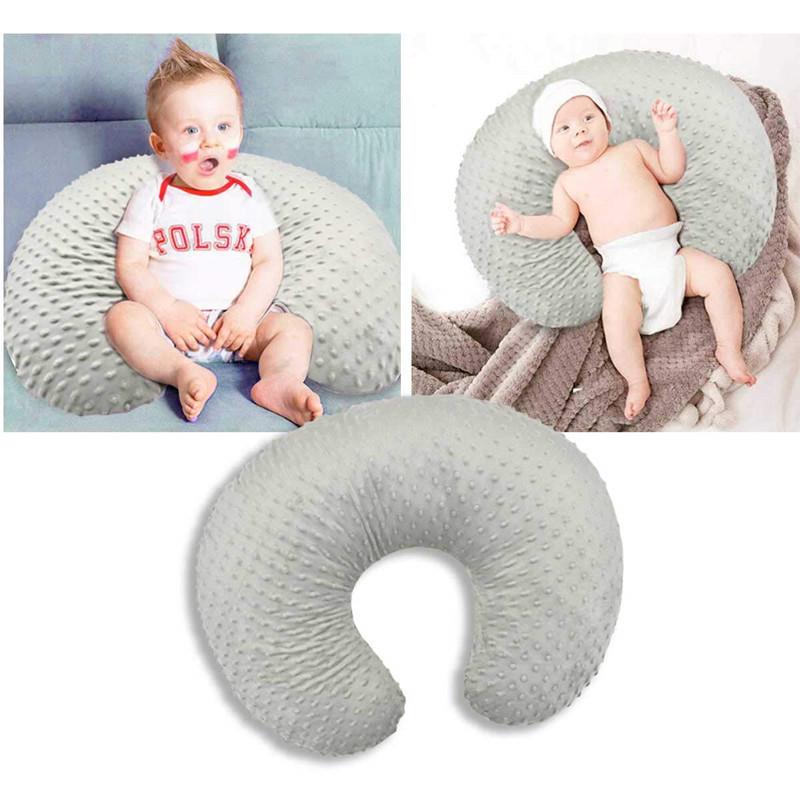 Baby U-Shaped Nursing Pillow, Multifunctional Bean Velvet Support & Feeding Pillow