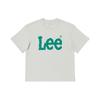 Lee Large Logo Print Casual T-Shirt Unisex T-shirts Cream LUT0050083RX00FA00005