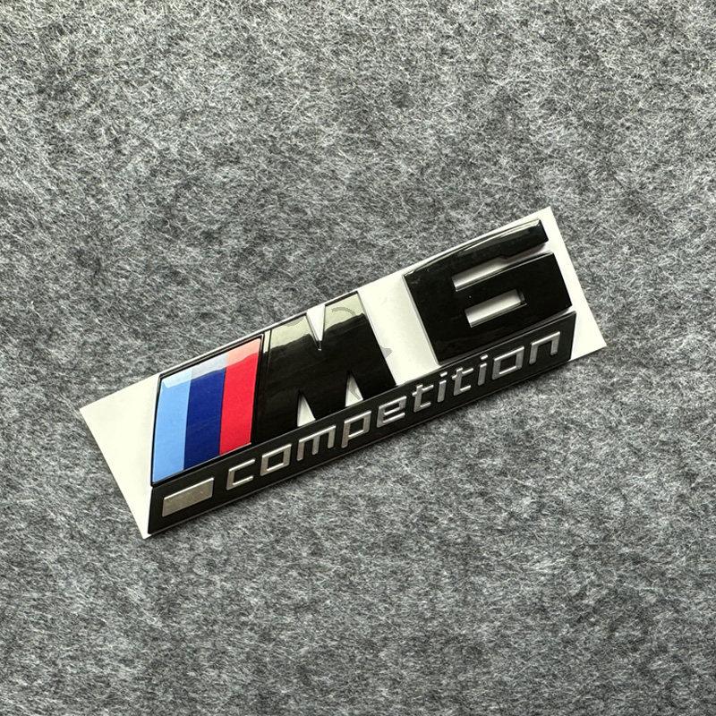 3D ABS Car Letters Logo Badge Sport Stickers Car Rear Trunk Emblem For BMW X1 X2 X3 X4 X5 X6 X7 M1 M2 M3 M4 M5 M6 M7 Competition
