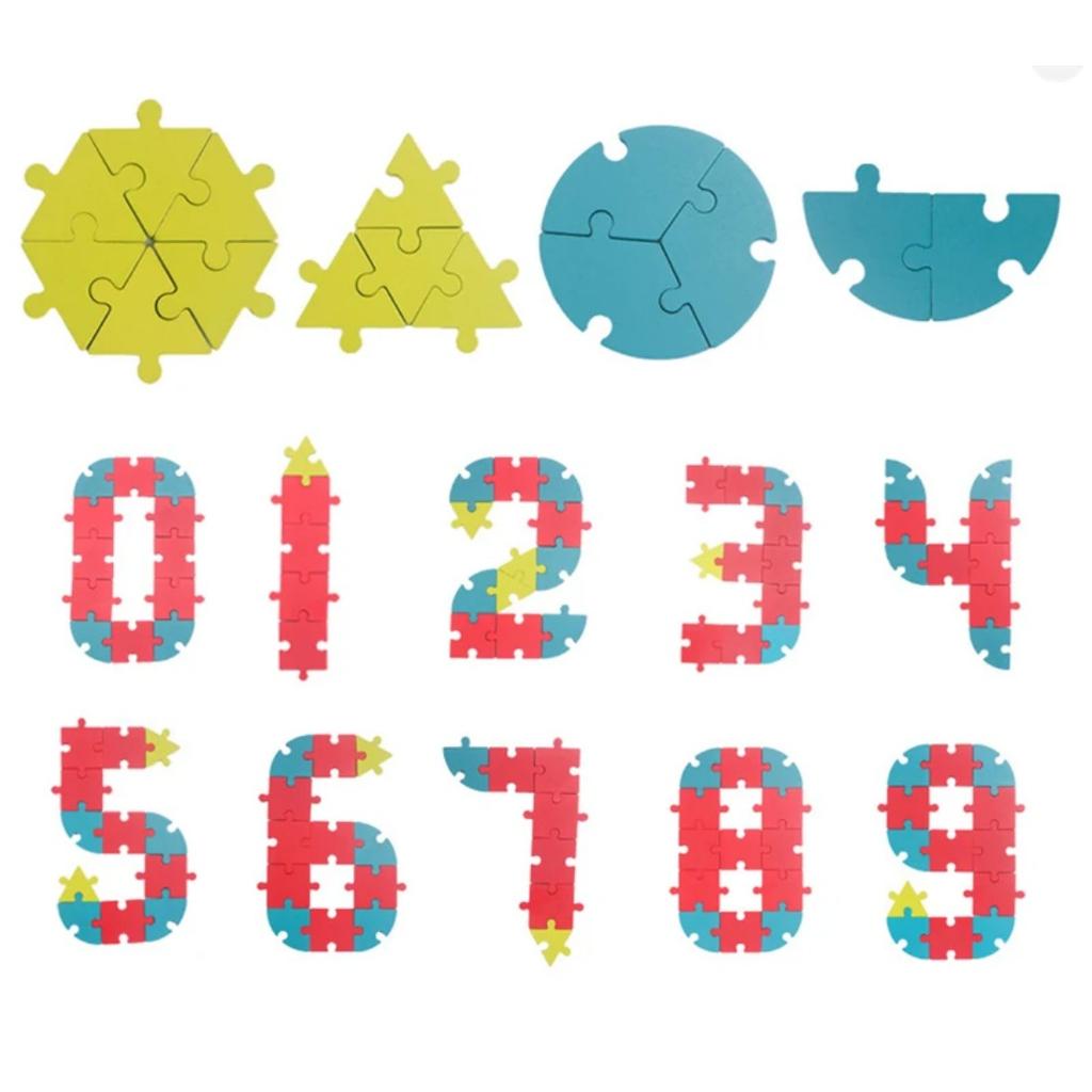 Children Logic Puzzle Tangram Toys Montessori Thinking Educational Games Matching Puzzle Brain Game Letter Animal Jigsaw for Kid