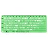 Shinwa Sokutei Template Alphanumeric Symbol Ruler TE-5 66013 Green