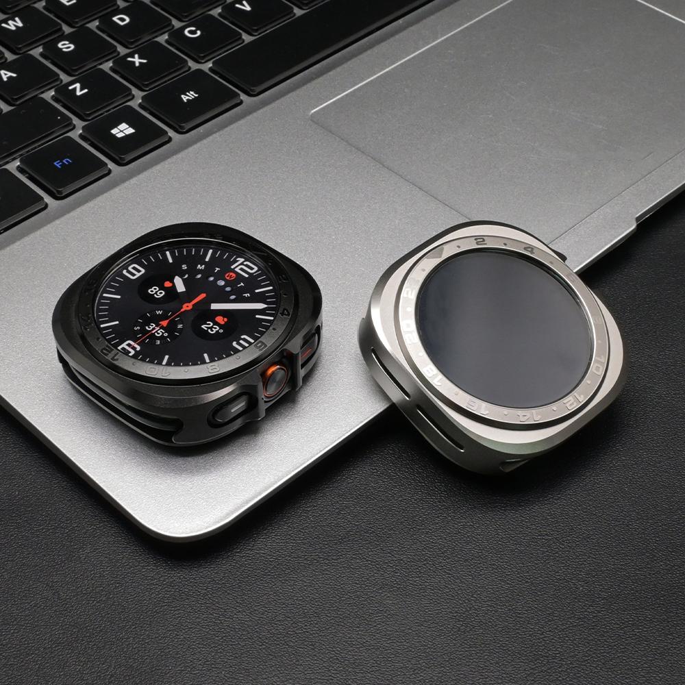 Metal Case Cover for Samsung Galaxy Watch Ultra 2025 Hard Frame Screen Protector Case for Samsung Galaxy Watch Ultra 2024 47mm