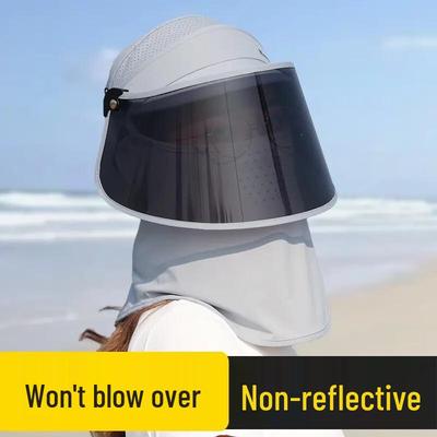 Ousen UV-Schutz Radsport-Sonnenhut & Gesichtsmaske