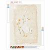 DIY Diamond Art Kit for Beginners Cute White Goose with Flowers Round Drill Full Drill Rhinestones Embroidery 30x40cm Home Wall Decor Gift Adults