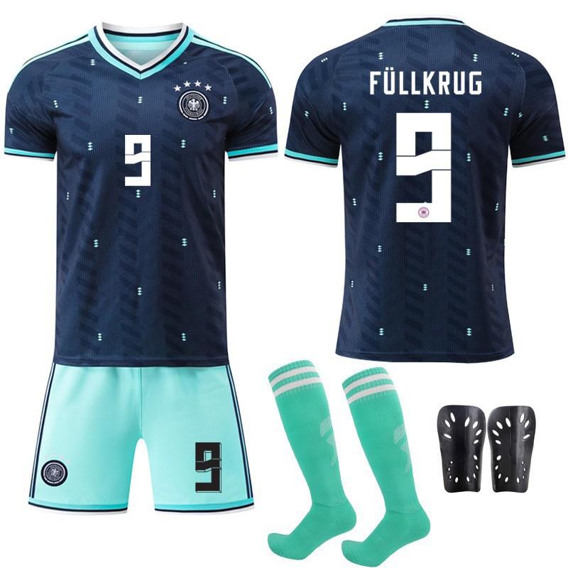 2627 Allemagne Extérieur Coupe du Monde N°. 8 Cross Jersey 7 Hafertz 10 Musiara Combinaison Uniforme de Football Homme
