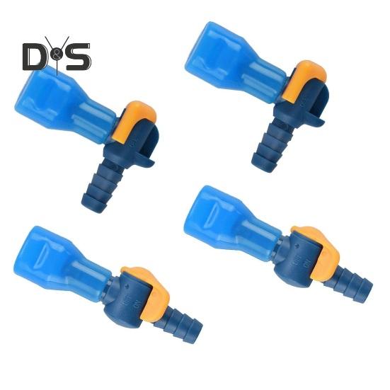 Bite Valve Replacement Hydration Pack Mouthpiece with 2 Hose Connector Shut/On Off Valve And O-Ring Replacement Parts Accessories