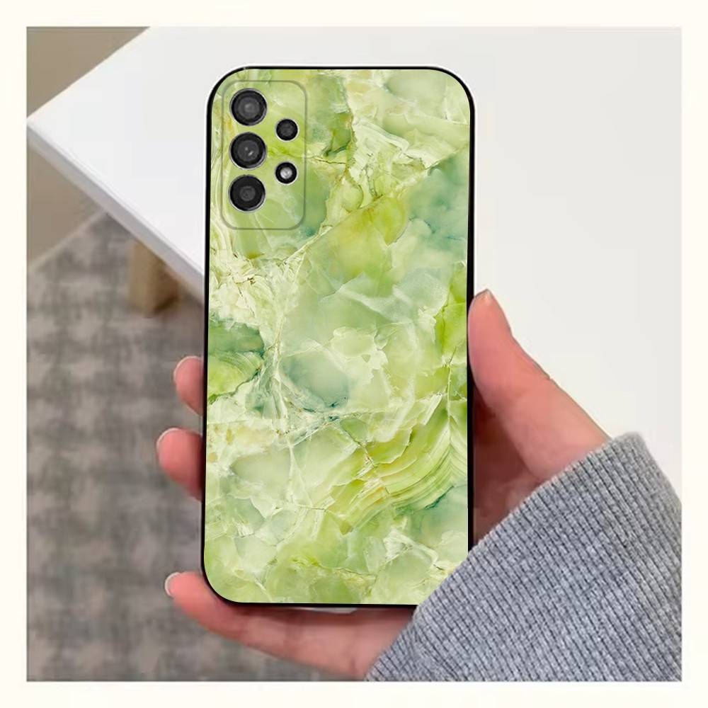 Marble Grain Phone Case For Samsung S9,S10,S20,S10,S21,S25,S24,S23,Ultra,FE,Plus,Lite,Soft Silicone Black Cover