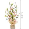 45cm Easter Decorations LED Egg Tree Table Decoration Home Spring Party Supplies Lighted Easter Eggs Ornaments Kid Gift