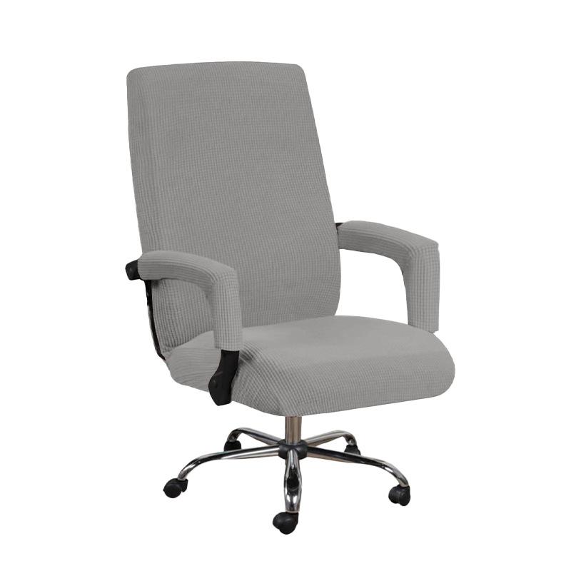 Elastic Corn Grid Stretch Fabric Chair Cover Home Computer Chair Cover Armrest Study Seat Wear-resistant Dustproof Chair Cover