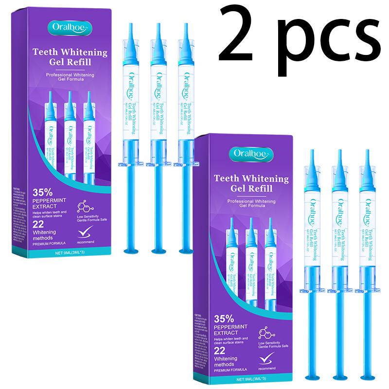 Oralhoe Tooth Cleaning Gel Gentle Daily Cleaning Stain Enhancing Teeth Brightening Care Gel