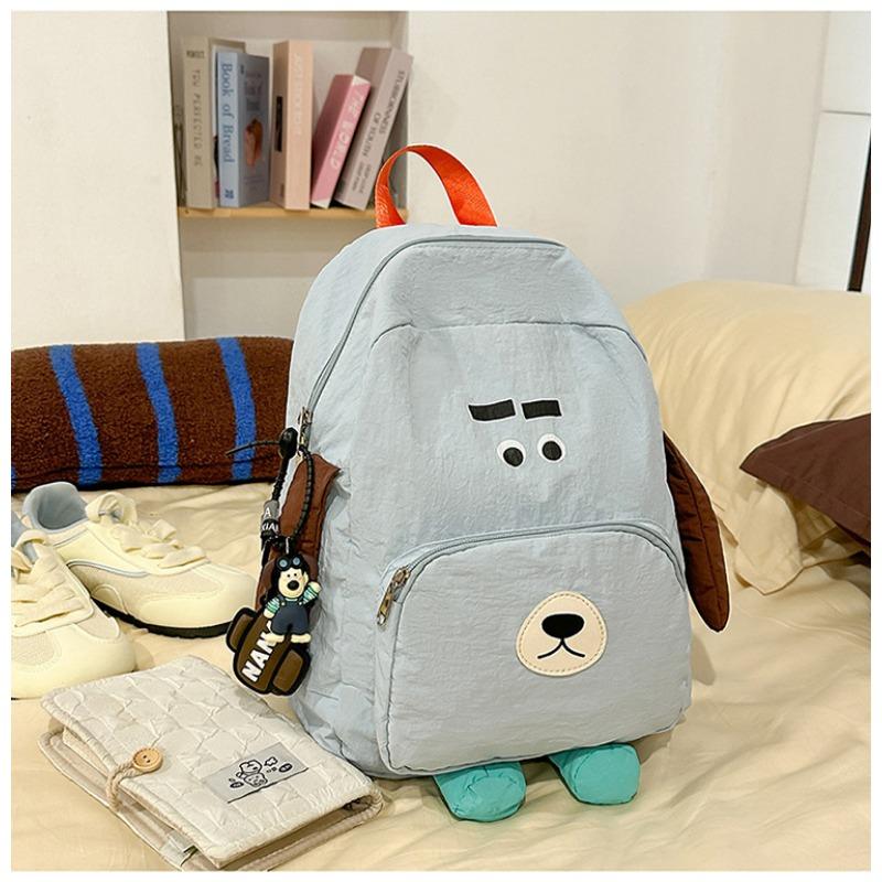 New high-value, fresh, sweet and cute puppy backpack, large-capacity backpack for primary and secondary school students