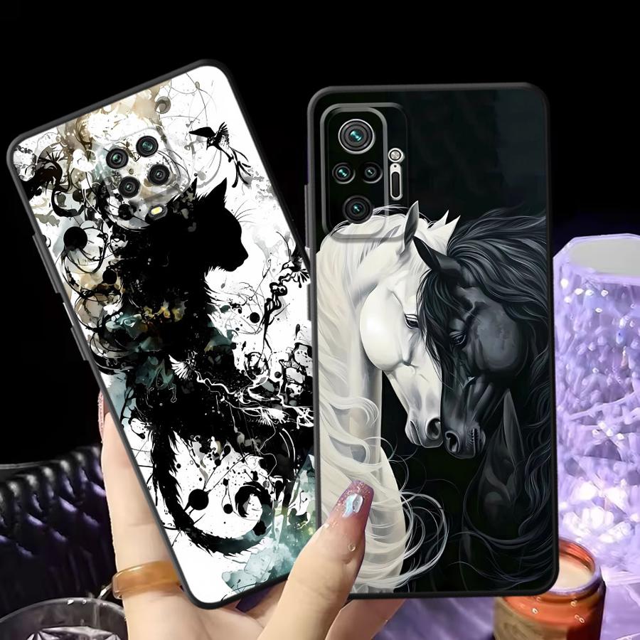 Cool Animal Tiger Lion Horse Funda Phone Cover Case for Xiaomi Redmi Note 9 11s 12s 10S 9S 13 Pro Plus 12 Pro 11 7 8 10 14