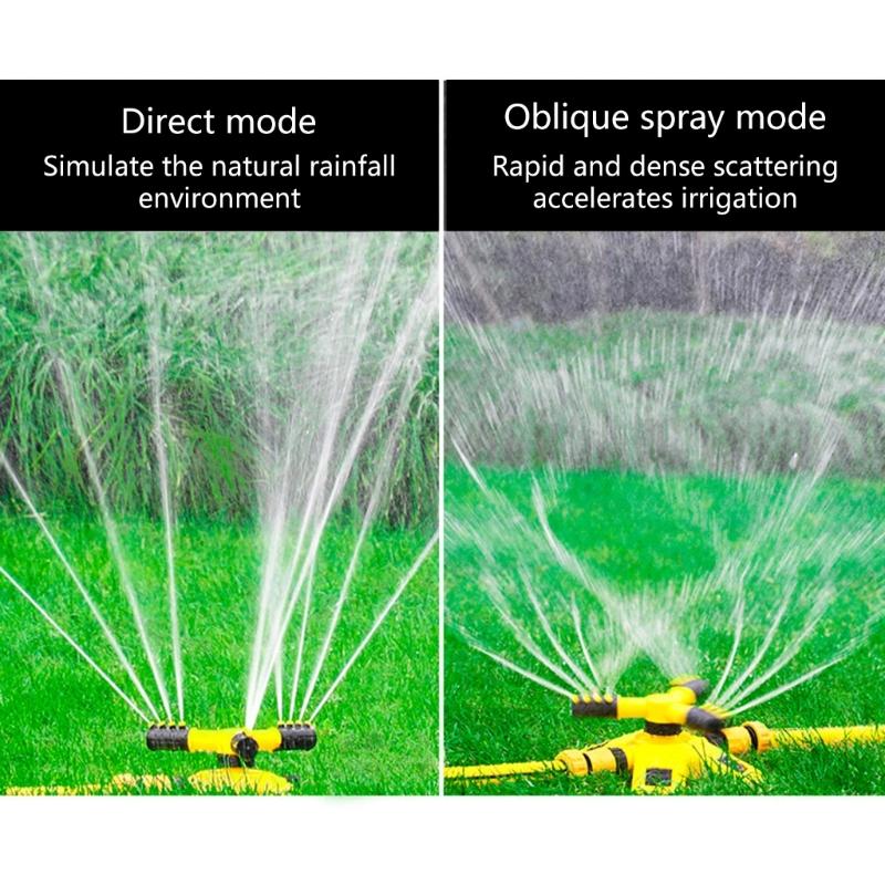 Rotating Irrigation Sprinkler 360 Degree Automatic Rotating Garden Coverage Water Sprinkler Irrigation Water Sprinkler