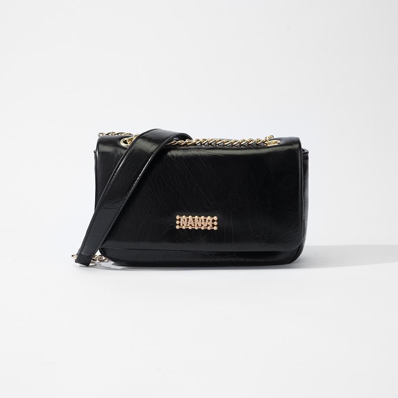 Nanvi Nanwei, модная универсальная сумка-цепочка для женщин, новая легкая роскошная изысканная простая косая сумка через плечо