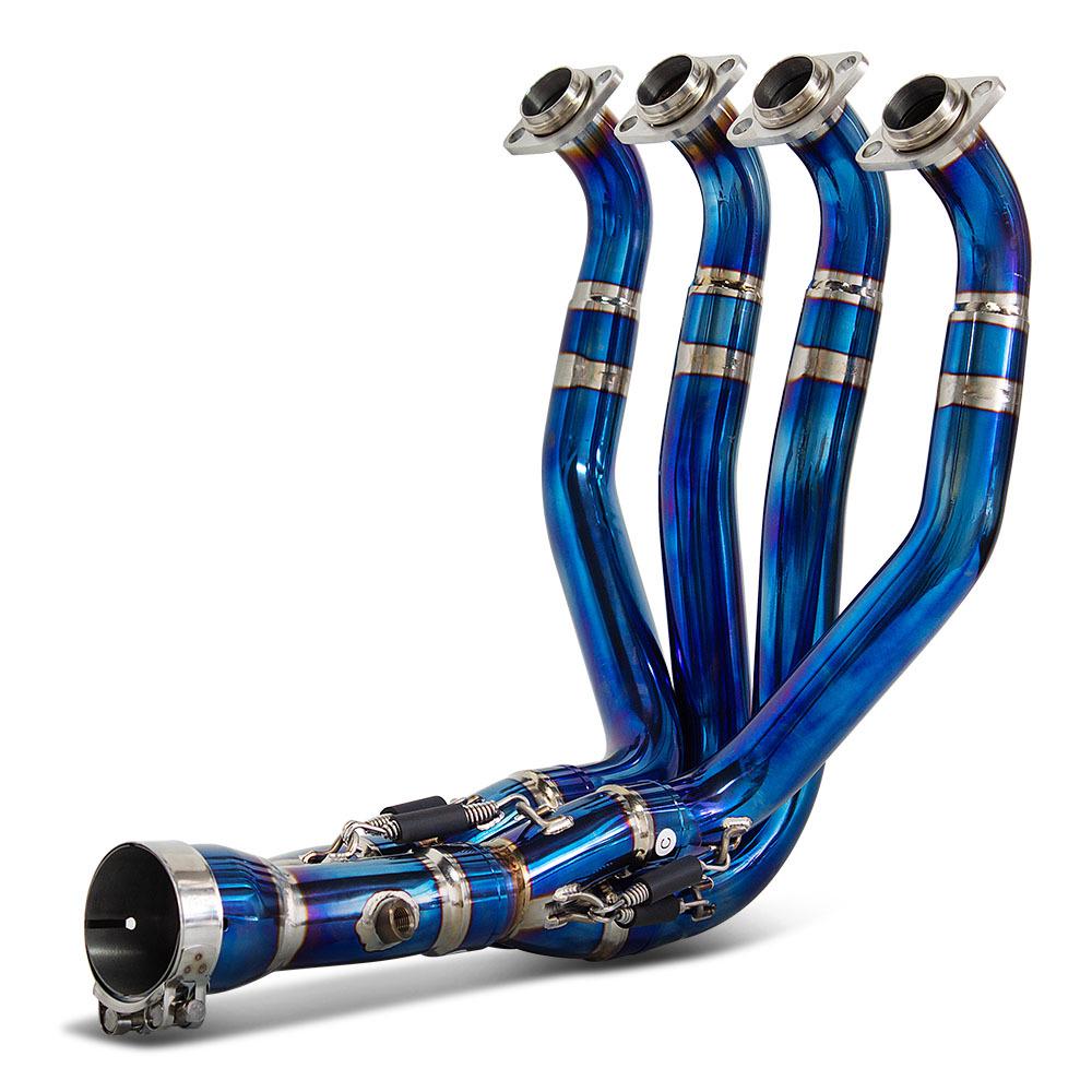 Kawasaki ZX6R Titanium Front Exhaust Pipe for 2021-2025 Models