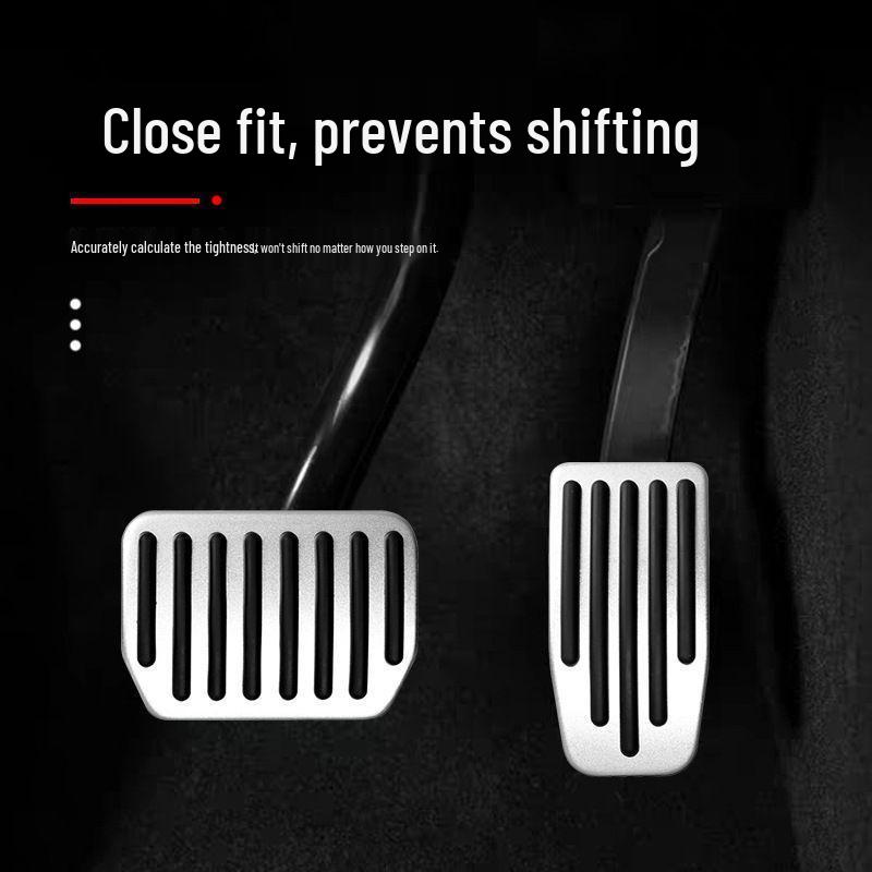 Non-Slip Aluminum Alloy Pedal Covers for Tesla Model Y