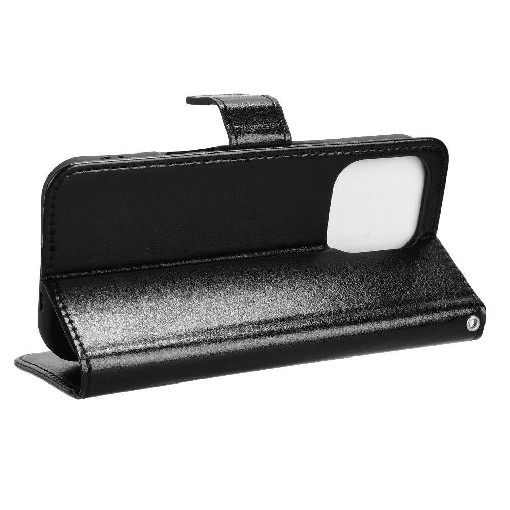 For iPhone 16 Pro Max Case Crazy Horse Texture PU Leather Phone Wallet Cover