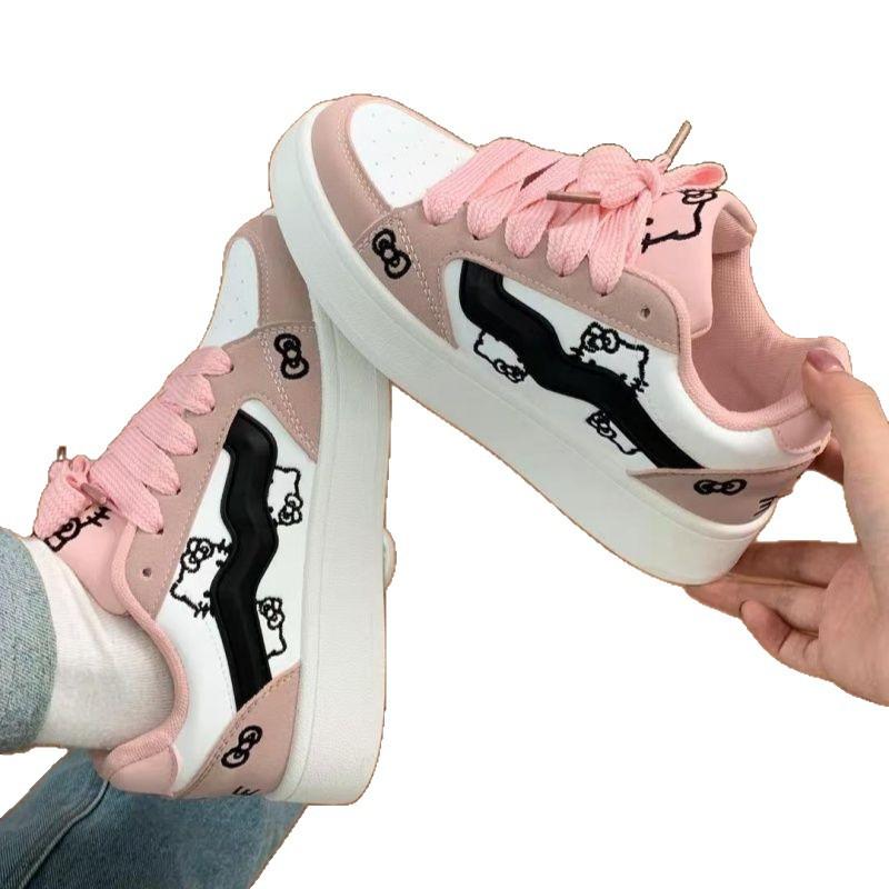 Kitty shoes casual design board shoes niche autumn new original cute surface