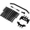 Aluminum alloy chassis rod rod fixed seat steering rod servo arm set for MN128 86 G500 remote control car accessories