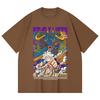 T-shirt Unisex Pesante 100% Cotone 230 g/m² Pezzo Unico Stampa V35 Luffy Kaido