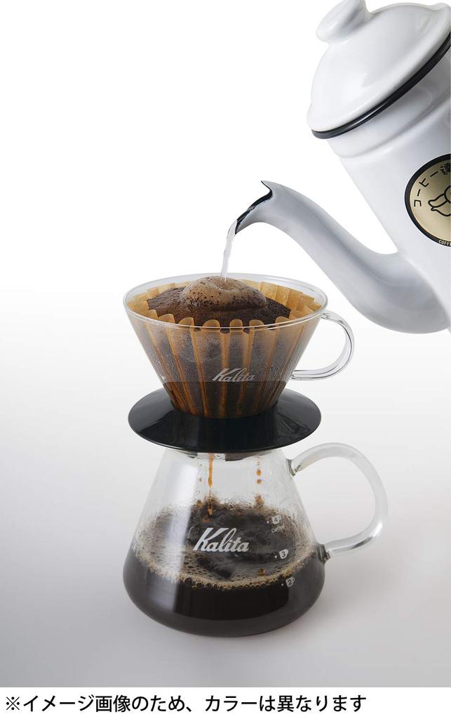 Kalita Coffee Wave Series Glass Dripper 185 Cherry Pink [For 2-4 people] #05071