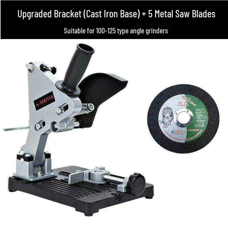 Universal Multifunctional Angle Grinder Stand: Sturdy Cutting Machine Mount