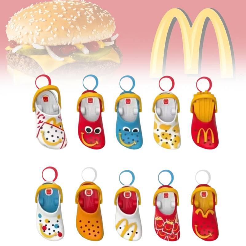 Zábavné a barevné Crocs McDonald's Miniklíčenka Pantofle Pro Děti I Dospělé