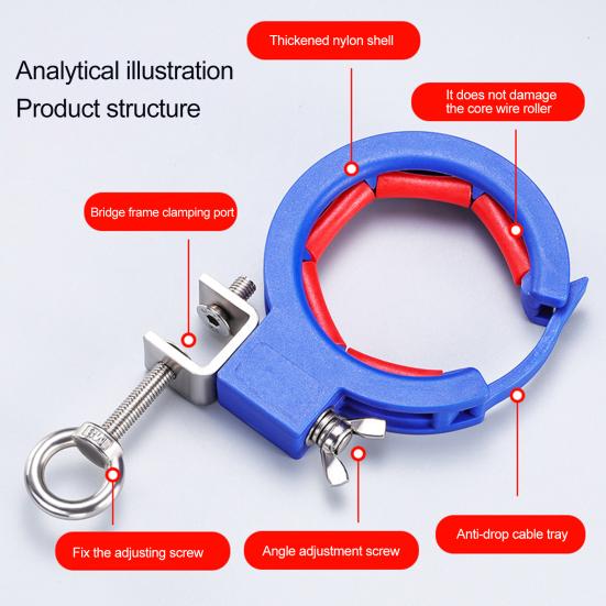 Threading Wire Pulling Pulley Adjustable Design Easy To Use Labor-saving Wire Threading Tool Cable Tray Roller