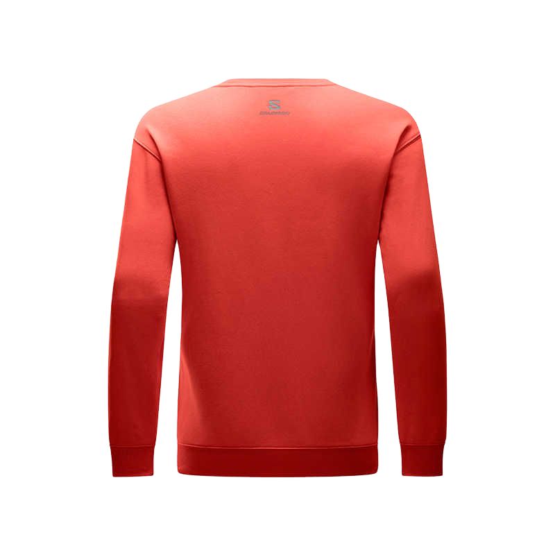 New SALOMON Snake CNY Collection Sweatshirt Unisex Fire Red C26747