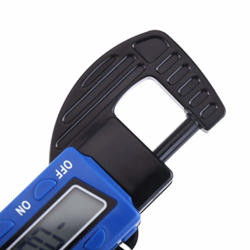 Topiky Digital Micrometer, Thickness Gauge, 0-12mm, Digital Thickness Gauge, High Precision Electronic Micrometer, Digital Thickness Gauge