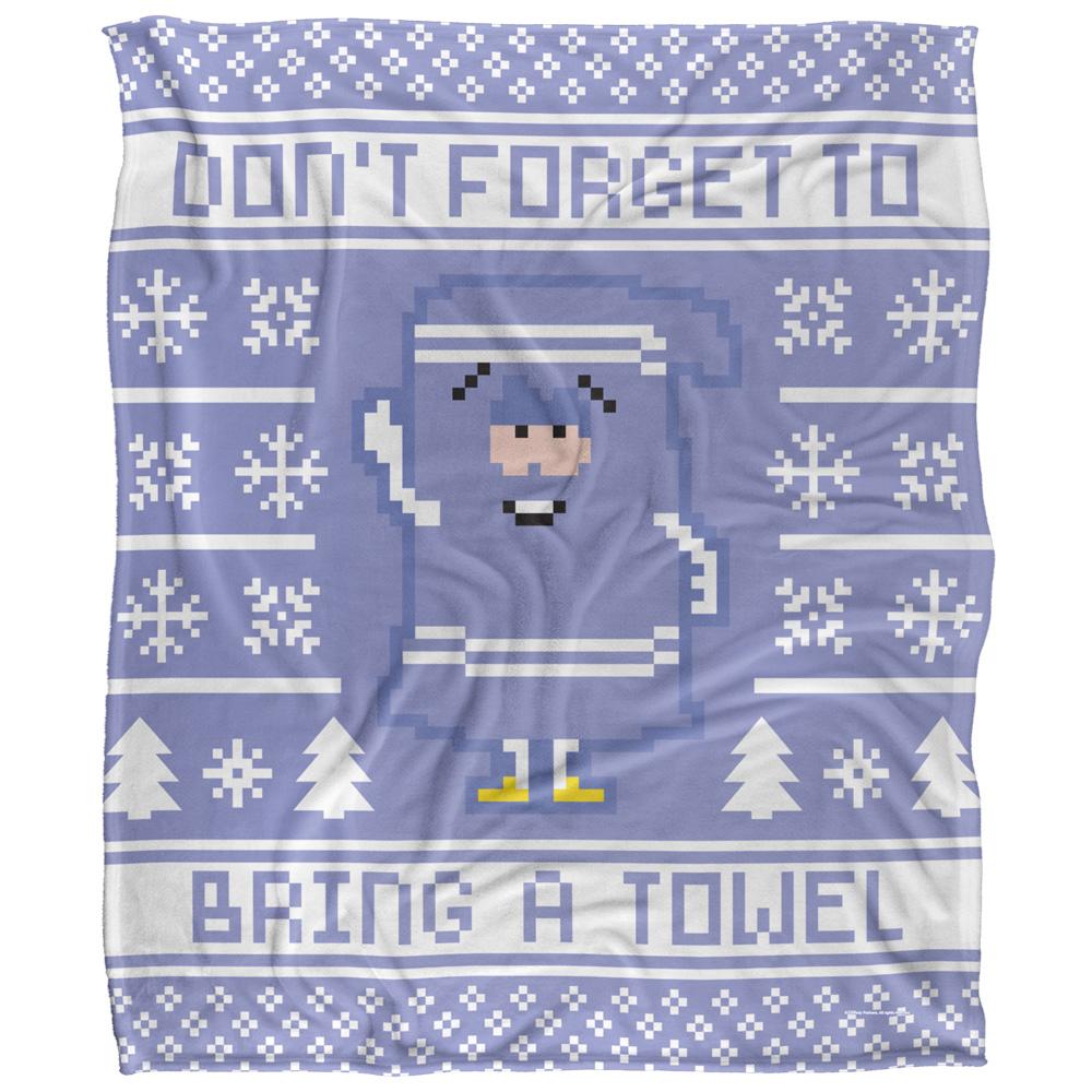 South Park Silky Christmas Sweater Towelie Blanket