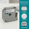 9mm × 8m Label Tape Label Tape Printer for Brother Label Printer PT-65/70/80 Retail Labeling
