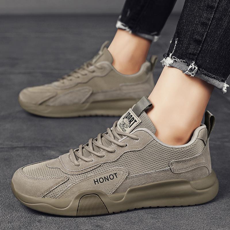 Autumn 2025 Men's Work Shoes: New Style Thick-Soled, Wear-Resistant Labor Protection Sneakers for Construction.