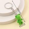 1PC Cute Three-dimensional Plush Frog Keychain Pendant, Car Keychain Pendant, Bag Pendant