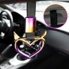 Car Gradient Devil Corner Love Ring Car Interior and Exterior Modification Armrest Ring Car Rear Exhaust Pipe Decoration Ring Pe