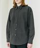 SSY Chest Pen Relaxed Fit Nylon Shirt Charcoal