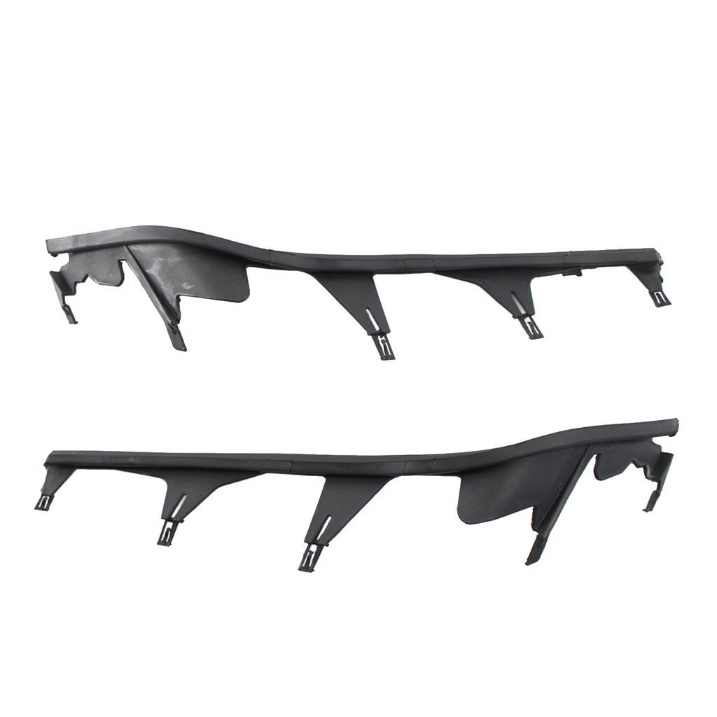 Left & Right One Pair Upper Headlight Cover Strips Replacement for BMW 3 Series E46 98 01(4 Door)
