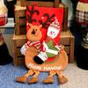 Christmas Decoration Riding Deer Old Man Snowman Gift Socks Children Christmas Gift Socks Window Pendant