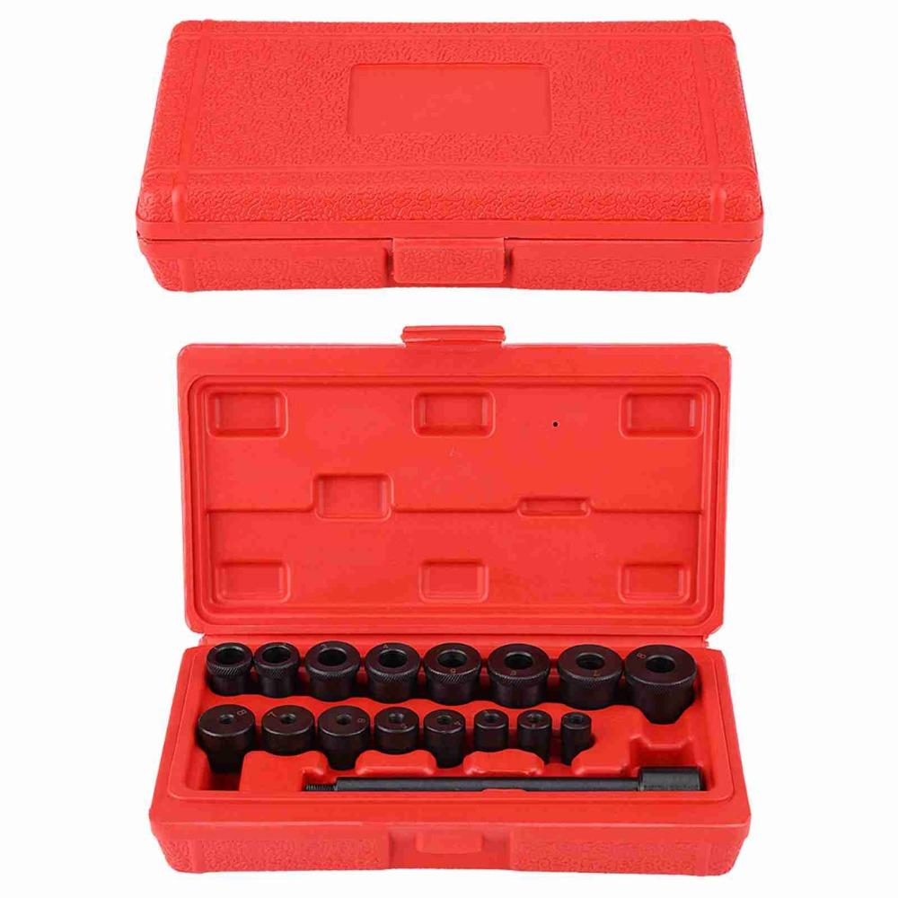 17PCS Guide Shaft Clutch Disc Centering Tool Manual Gearbox Transmission Repair