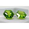 NATURAL Peridot FANCY CUT 16.00 Ct Faceted Gemstone Best Quality   Pair