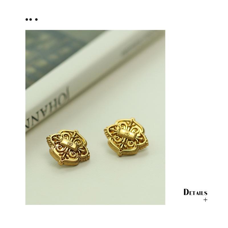 Xiaoxiang Hepburn Retro Style Buttons Metal Women'S Buttons Suit Jacket Decorative Buttons Fur Coat Buttons