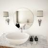 Day and Night - Day and Night Round Glass Wall Mirror 50 Cm