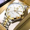New OLEVS Watches Rome Time Blue Automatic Mechanical Watch For Men Waterproof Stainless Steel Clock