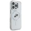 Karl Lagerfeld KLHMP16XHLSKCH iPhone 16 Pro Max 6.9" White Hardcase IML Metal Karl&Choupette Head MagSafe