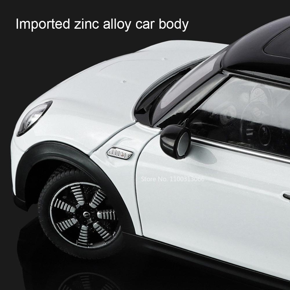 1:18 Mini Cooper S Mini Cooper Model Toy Miniature Cars Alloy Diecast Doors Opened Vehicle Exquisite Interior Car Model Ornament
