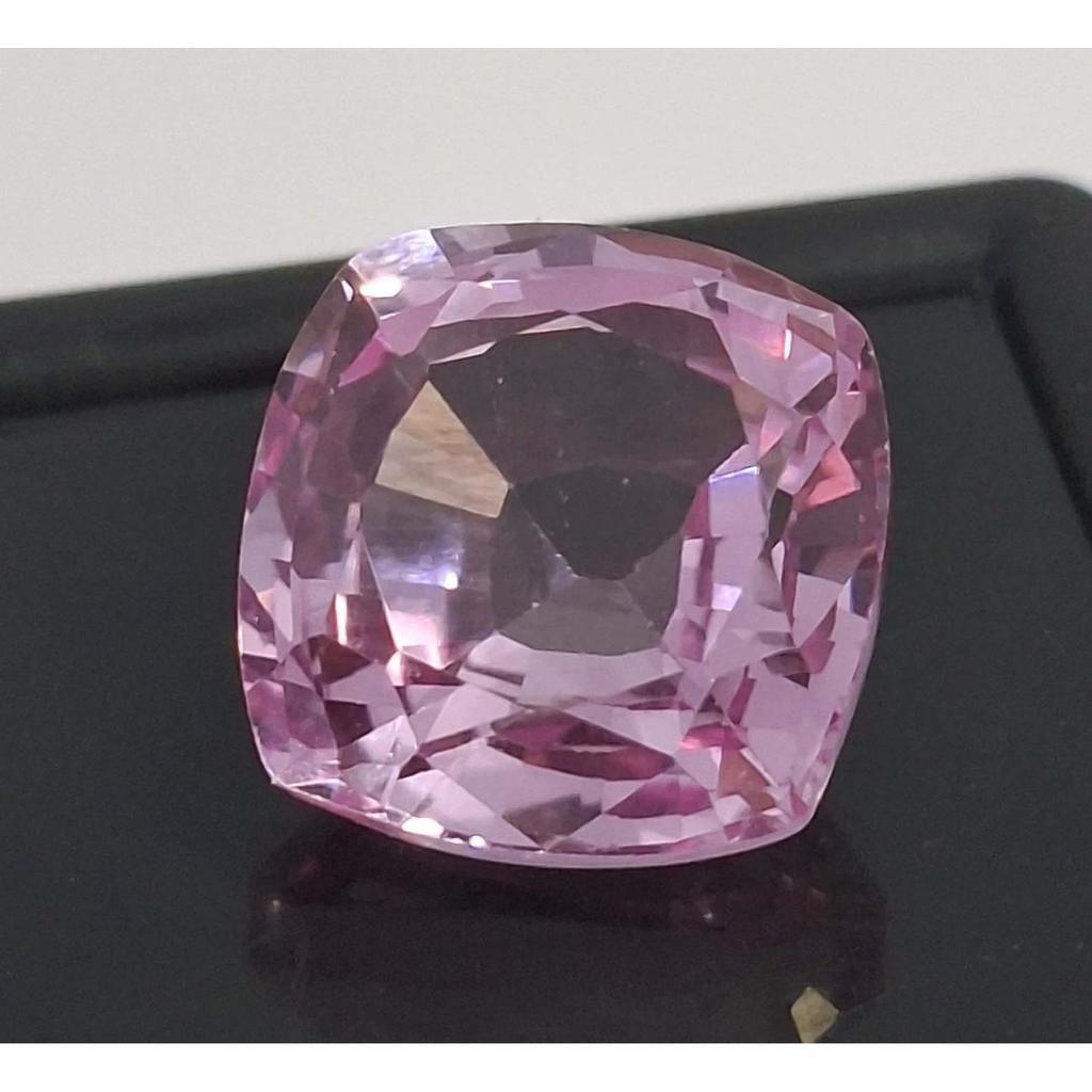 Light Pink Sapphire Natural 10-12 Ct Cushion Cut Stunning Certified Gemstone