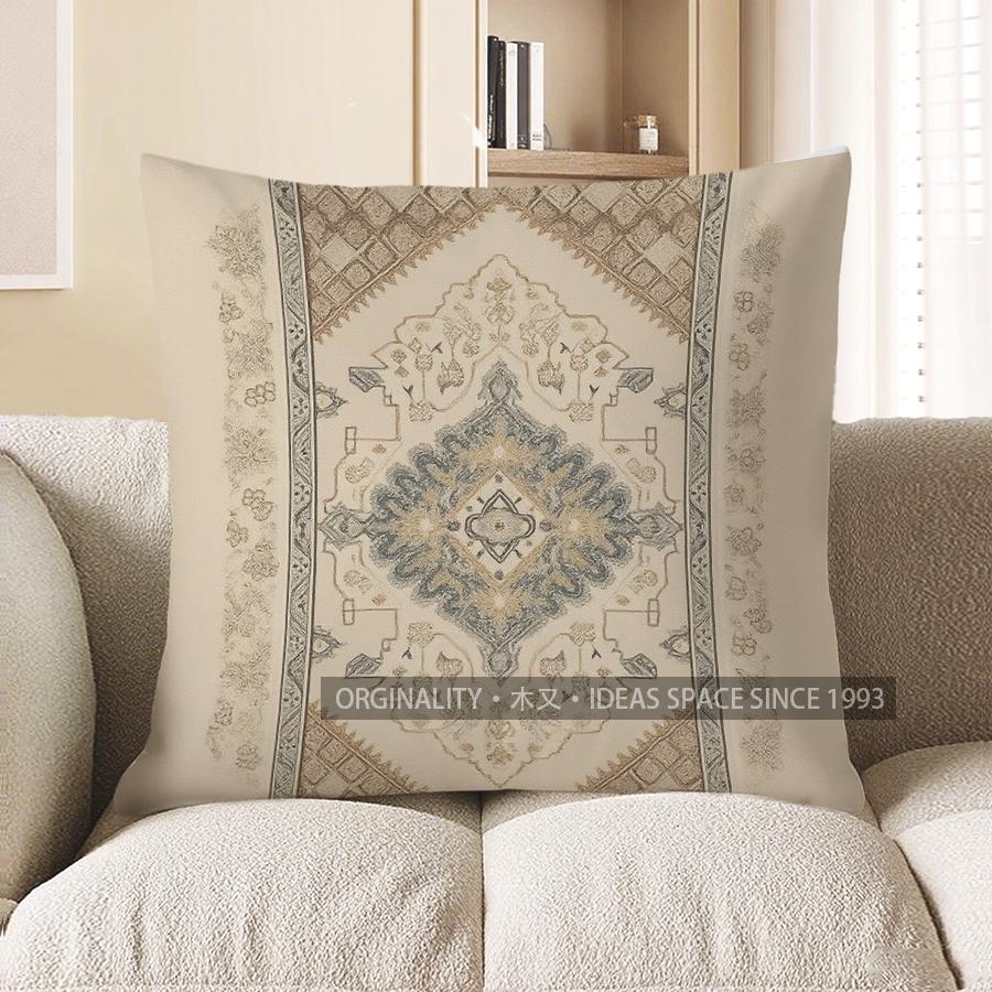 Home Decor Exquisite Floral Pattern Decorative Throw Pillow Pattern Cushion Cover Suitable For Sofa Bedroom Car Pillow Cover