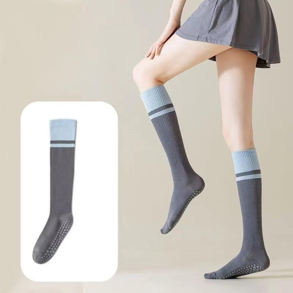 Professional Anti-slip Yoga Socks Deodorizing Grip Sport Stockings Compression Fit Silicone Training Socks Pilates Training